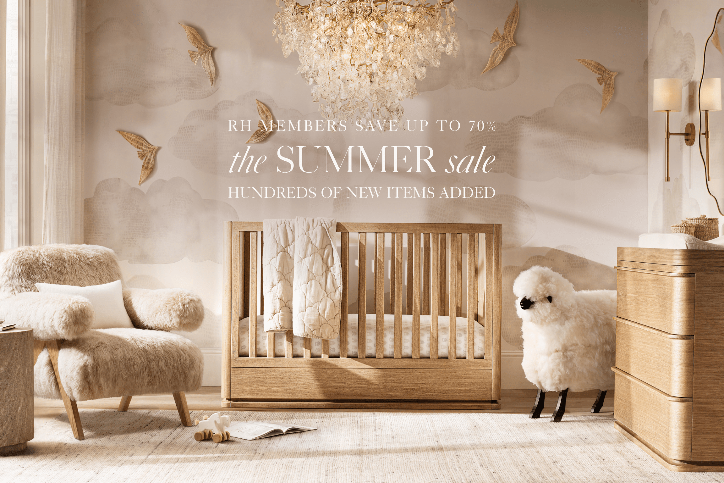 RH members save up to 70% the early summer sale In Stock & Ready to Ship